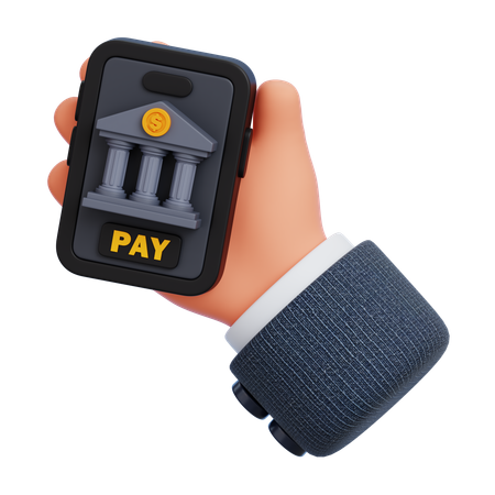 Payment Mobile Bank  3D Icon