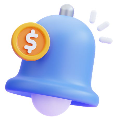 결제 알림  3D Icon