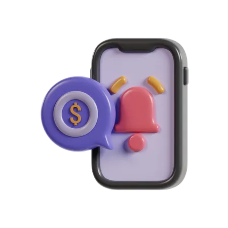 Payment Notification  3D Icon