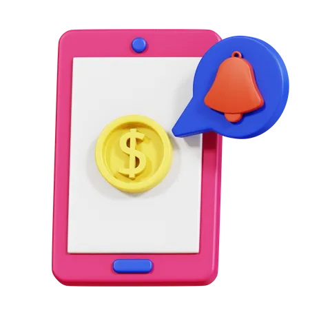 Payment Notification  3D Icon