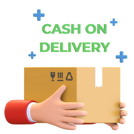 Payment on delivery 3D Illustration