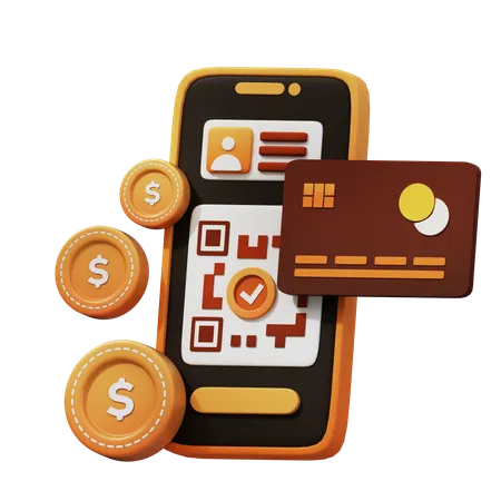 PAYMENT ONLINE  3D Icon