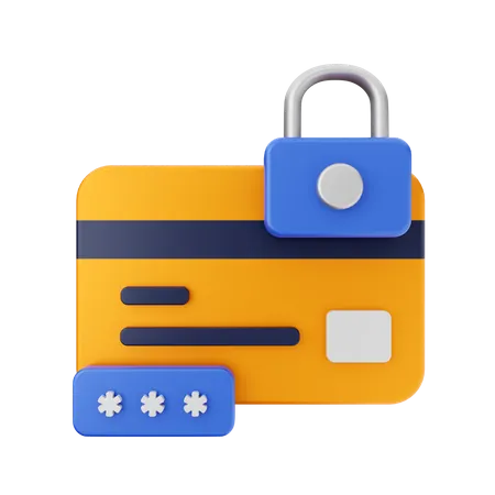 Payment Password  3D Icon