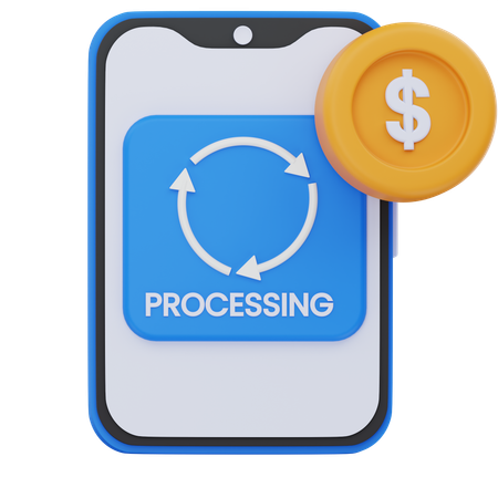 Payment Process  3D Icon