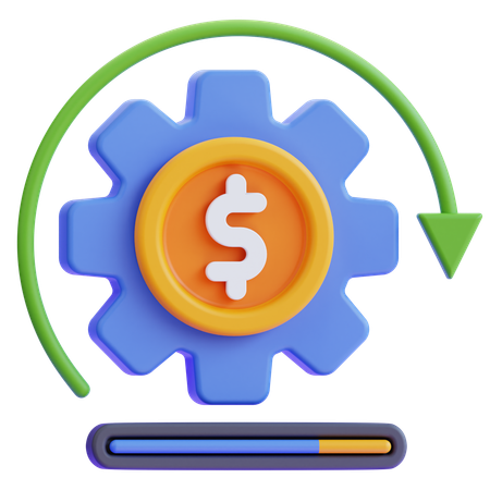 Payment Process  3D Icon