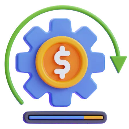 Payment Process  3D Icon