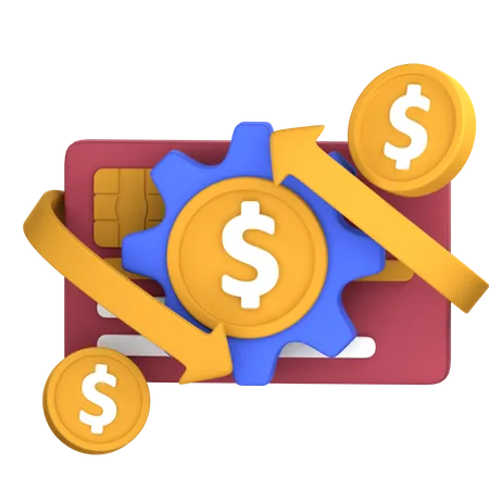 Payment Process  3D Icon