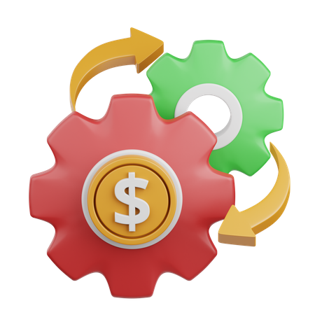 Payment process  3D Icon