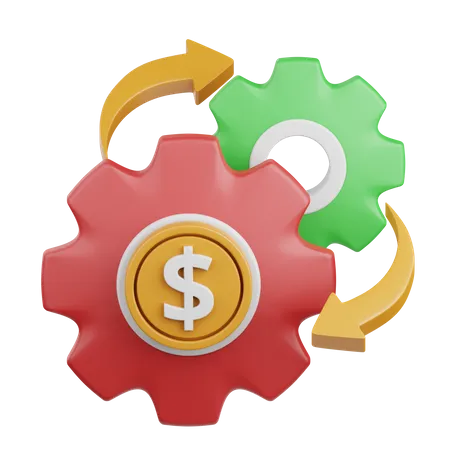 Payment process  3D Icon