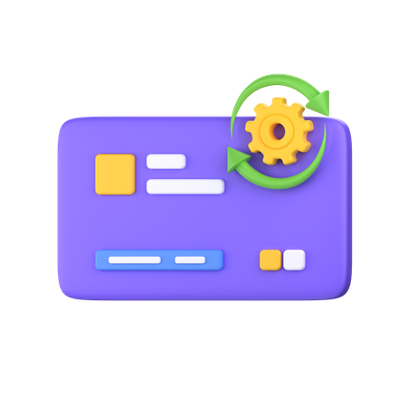 Payment Process  3D Icon