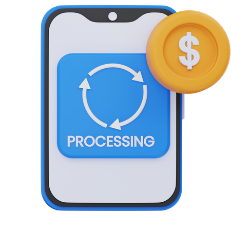 Payment Process  3D Icon