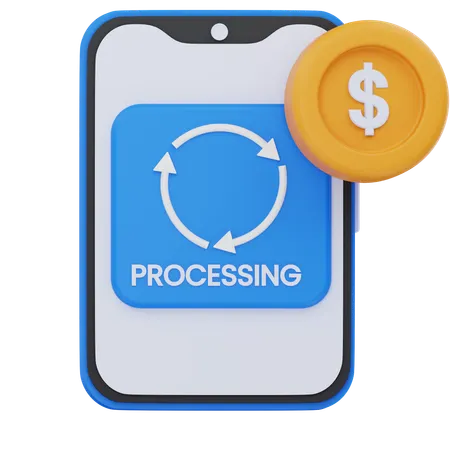 Payment Process  3D Icon