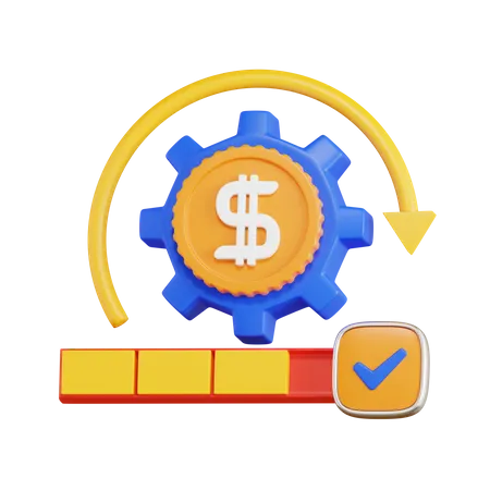 Payment Process  3D Icon