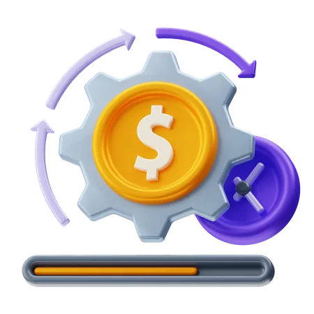 Payment Process  3D Icon