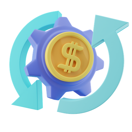 Payment Process  3D Icon