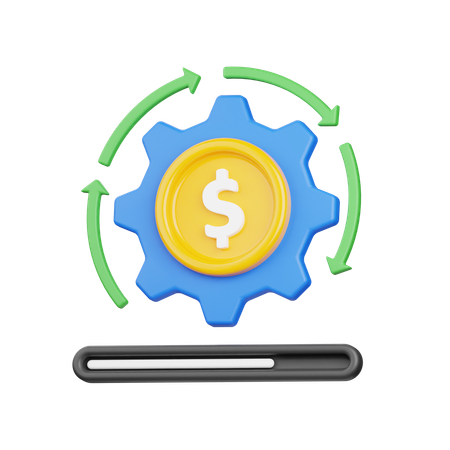 Payment Process  3D Icon