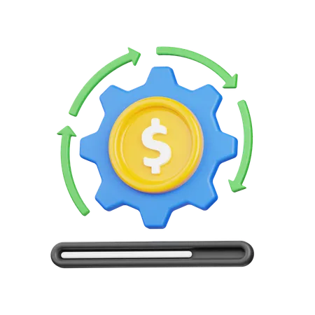 Payment Process  3D Icon