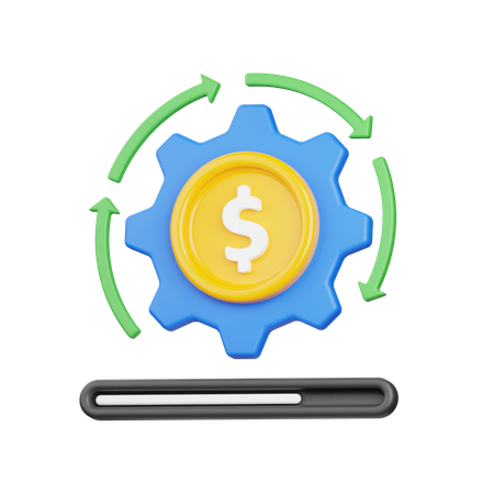 Payment Process  3D Icon