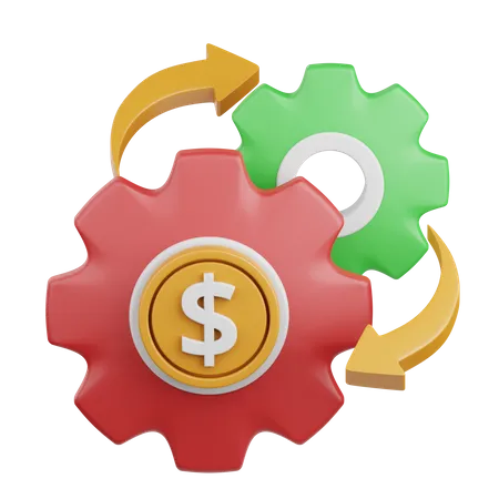 Payment process 3D Icon