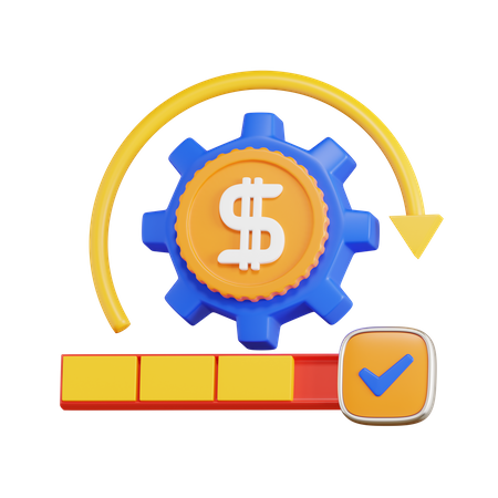 Payment Process 3D Icon