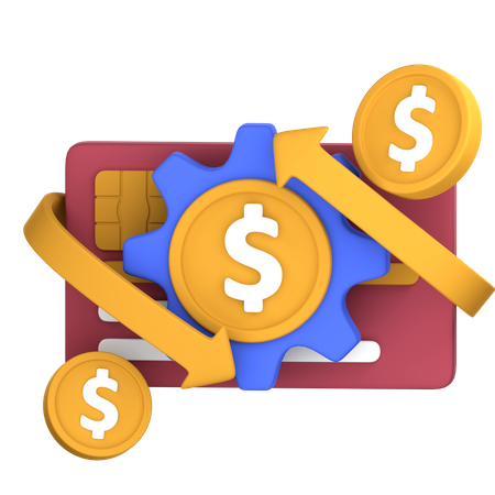 Payment Process  3D Icon