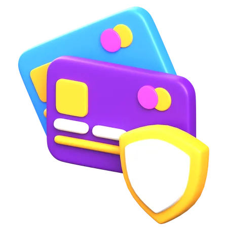 Payment Protected  3D Icon