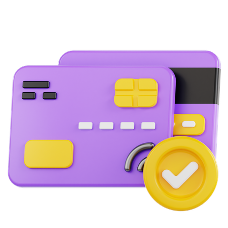 Payment protection  3D Icon