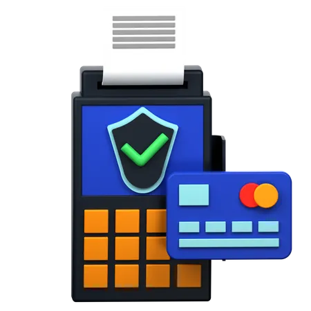 Payment Protection 3 D Icon Illustration 3D Icon