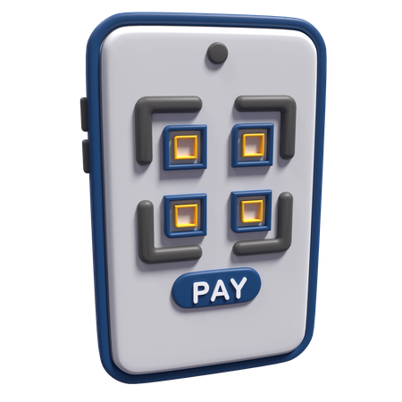 Payment Qr Code  3D Icon