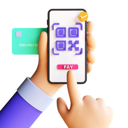 Payment Qr Code  3D Icon