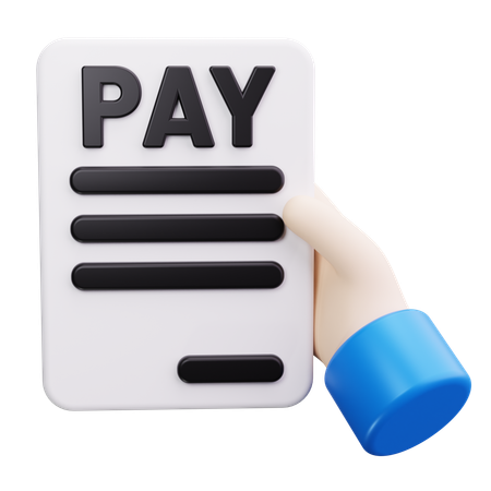 Payment Receipt  3D Icon