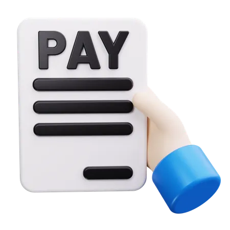 Payment Receipt  3D Icon