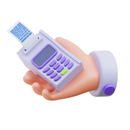 Payment Receipt  3D Icon