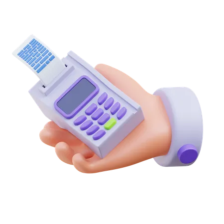 Payment Receipt  3D Icon