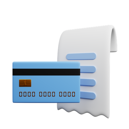 Payment Receipt  3D Icon