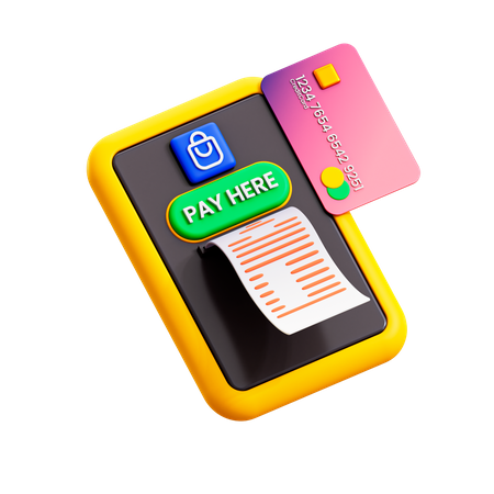 Payment Receipt  3D Icon