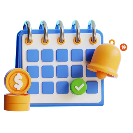 Payment Reminder  3D Icon