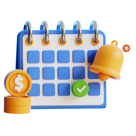 Payment Reminder  3D Icon