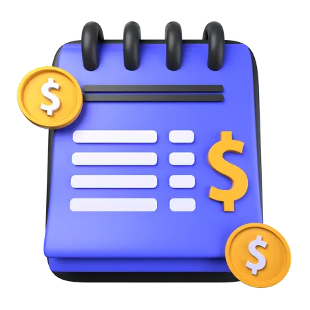 Payment Report  3D Icon