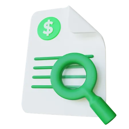 Payment Research 3D Icon