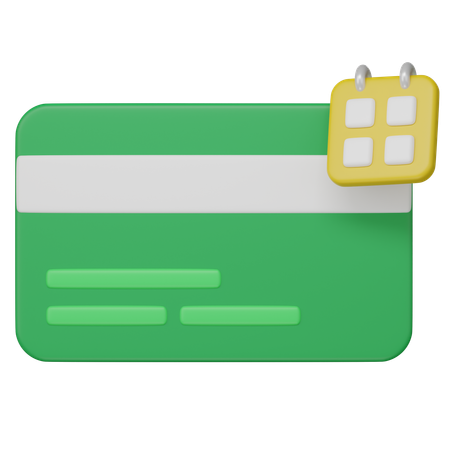 Payment Schedule  3D Icon