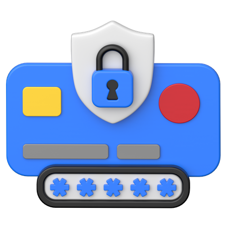 Payment security  3D Icon