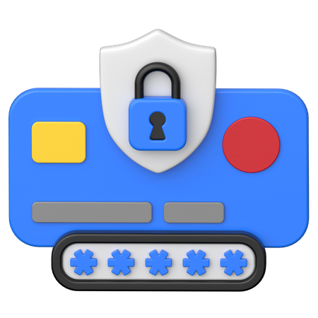 Payment security  3D Icon