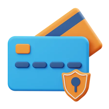 Payment security  3D Illustration