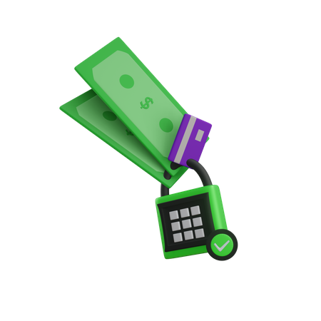 Payment Security  3D Icon