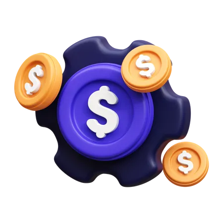 Payment Setting  3D Icon