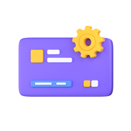 Payment Setting  3D Icon