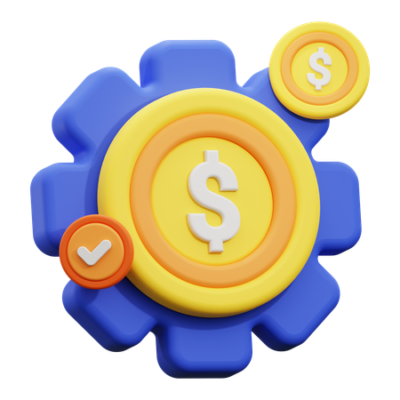 Payment Setting  3D Icon