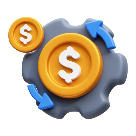 Payment Setting  3D Icon