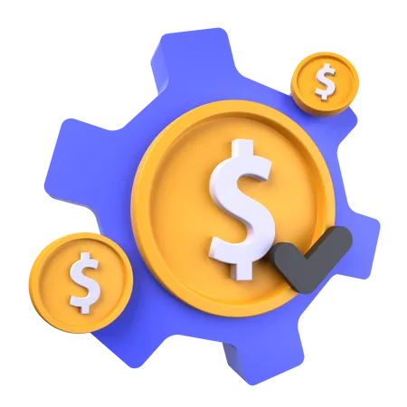 Payment Setting  3D Icon